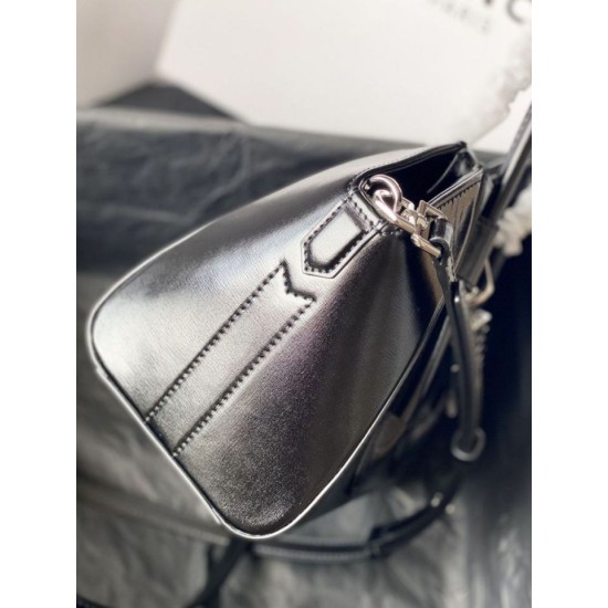 Replica Borsa Givenchy Mini Antigona Lock 4g nera Imitazione Outlet Online