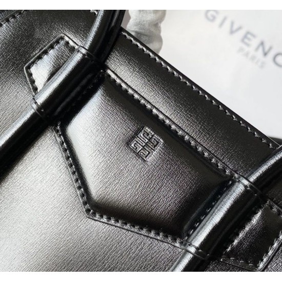 Replica Borsa Givenchy Mini Antigona Lock 4g nera Imitazione Outlet Online