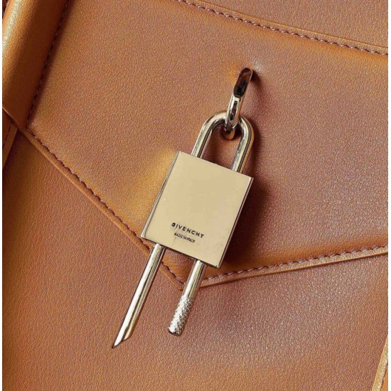 Replica Borsa Givenchy Antigona media con chiusura morbida marrone Imitazione Outlet Online