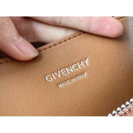 Replica Borsa Givenchy Antigona media con chiusura morbida marrone Imitazione Outlet Online