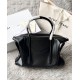 Replica Borsa Givenchy Antigona media con chiusura morbida Nero Imitazione Outlet Online