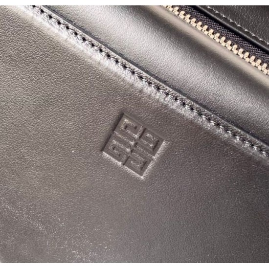 Replica Borsa Givenchy Antigona media con chiusura morbida Nero Imitazione Outlet Online