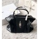 Replica Borsa Givenchy Antigona media con chiusura morbida Nero Imitazione Outlet Online