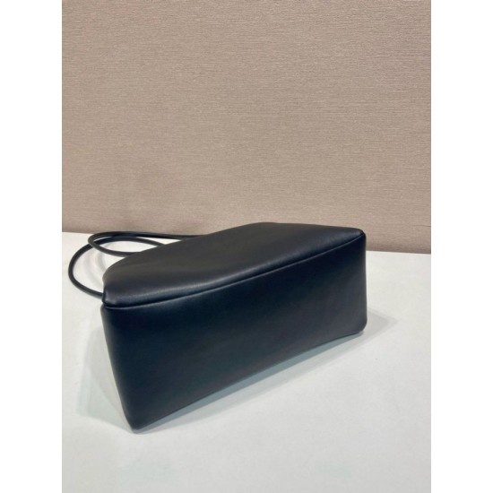 Replica Borsa Prada Passage di medie dimensioni con patta Re-Nylon 1BA495 Nero Imitazione Outlet Online