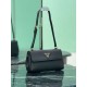 Replica Borsa a tracolla Prada con patta 1BN022 Nero Imitazione Outlet Online