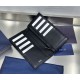 Replica Portafoglio Dior Vertical Bifold Dior Oblique Galaxy nero Imitazione Outlet Online