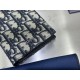 Replica Portafoglio verticale lungo Dior in jacquard obliquo beige/nero Imitazione Outlet Online