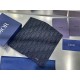 Replica Portafoglio Dior lungo a due ante Dior Oblique Jacquard nero Imitazione Outlet Online