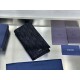 Replica Portafoglio Dior lungo a due ante Dior Oblique Jacquard nero Imitazione Outlet Online