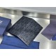 Replica Portafoglio lungo verticale da uomo Dior con motivo a diamante CD Imitazione Outlet Online