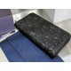 Replica Portafoglio lungo con cerniera Dior Dior Gravity nero Imitazione Outlet Online