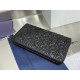 Replica Portafoglio lungo con cerniera Dior Dior Gravity nero Imitazione Outlet Online
