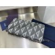 Portafoglio lungo con cerniera Dior in tela rivestita di diamanti grigio False Fatte Bene Dupe Replica Portafoglio lungo con cerniera Dior in tela rivestita di diamanti grigio Imitazione Outlet Online