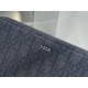 Replica Portafoglio lungo con cerniera Dior jacquard obliquo nero Imitazione Outlet Online