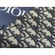 Replica Portafoglio lungo con cerniera Dior jacquard obliquo beige/nero Imitazione Outlet Online