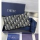 Replica Portafoglio lungo con cerniera Dior jacquard obliquo beige/nero Imitazione Outlet Online