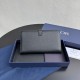 Replica Portafoglio lungo Dior Normandie Bifold nero Imitazione Outlet Online