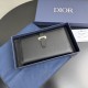 Replica Portafoglio lungo Dior Normandie Bifold nero Imitazione Outlet Online