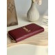 Replica Portafoglio YSL Saint Laurent Monogram Continental con cerniera Maroon Imitazione Outlet Online