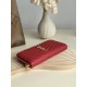 Replica Portafoglio YSL Saint Laurent Monogram Continental con cerniera Rosso Imitazione Outlet Online