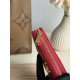 Replica Portafoglio YSL Saint Laurent Monogram Continental con cerniera Rosso Imitazione Outlet Online