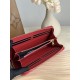 Replica Portafoglio YSL Saint Laurent Monogram Continental con cerniera Rosso Imitazione Outlet Online