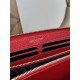 Replica Portafoglio YSL Saint Laurent Monogram Continental con cerniera Rosso Imitazione Outlet Online