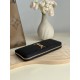 Replica Portafoglio YSL Saint Laurent Monogram Continental con cerniera Nero Oro Imitazione Outlet Online