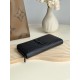 Replica Portafoglio YSL Saint Laurent Monogram Continental con cerniera Nero Imitazione Outlet Online