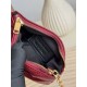 Replica Porta carte con cerniera YSL Saint Laurent Cassandre Matelassé Fragments Rosso Imitazione Outlet Online