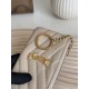 Replica Porta carte con cerniera YSL Saint Laurent Cassandre Matelassé Fragments Albicocca Imitazione Outlet Online
