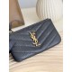 Replica Porta carte con cerniera YSL Saint Laurent Cassandre Matelassé Fragments Nero Oro Imitazione Outlet Online