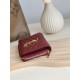 Replica Portafoglio compatto YSL Saint Laurent Cassandre Matelassé Rosso Imitazione Outlet Online