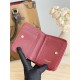 Replica Portafoglio compatto YSL Saint Laurent Cassandre Matelassé Rosso Imitazione Outlet Online