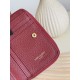Replica Portafoglio compatto YSL Saint Laurent Cassandre Matelassé Rosso Imitazione Outlet Online
