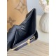 Replica Portafoglio compatto YSL Saint Laurent Cassandre Matelassé Nero Imitazione Outlet Online