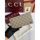 Replica Portafoglio Gucci con cerniera interna GG 856562 Marrone Imitazione Outlet Online