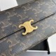 Replica Portafoglio grande Celine in tela con chiusura a trionfo Imitazione Outlet Online