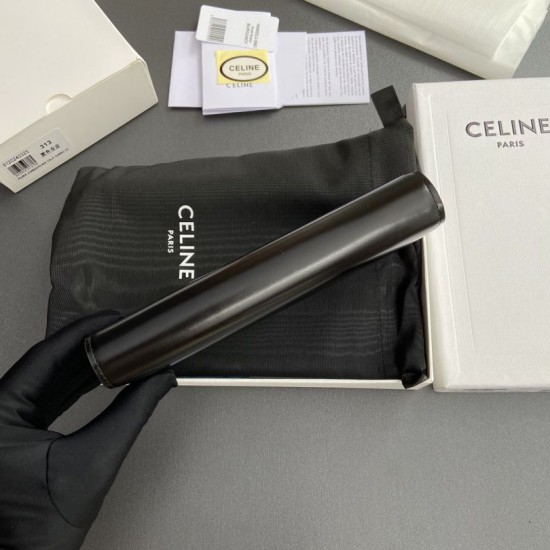 Replica Portafoglio grande Celine Triomphe Nero Imitazione Outlet Online