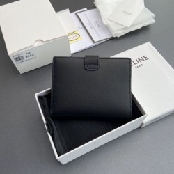 Replica Portafoglio Celine con tracolla media Nino Nero Imitazione Outlet Online