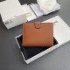Replica Portafoglio Celine con tracolla media Nino Marrone Imitazione Outlet Online