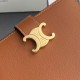 Replica Portafoglio Celine con tracolla media Nino Marrone Imitazione Outlet Online