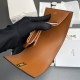 Replica Portafoglio piccolo a tre ante CELINE 16 in pelle di vitello satinata Marrone Imitazione Outlet Online