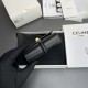 Replica Portafoglio piccolo a tre ante CELINE 16 in pelle di vitello satinata Nero Imitazione Outlet Online