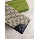 Replica Portafoglio continentale Gucci con emblema GG 821802 Nero Imitazione Outlet Online