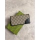 Replica Portafoglio continentale Gucci con emblema GG 821802 Nero Imitazione Outlet Online