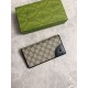 Replica Portafoglio continentale Gucci con emblema GG 821802 Nero Imitazione Outlet Online
