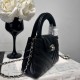 Replica Borsa shopping Chanel AS4416 Kelly Nano pelle di vitello nera Imitazione Fallate Outlet