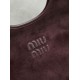 Replica Borsa a tracolla/hobo Miu Miu Ivy in velluto a coste 5BG231 Imitazione Fallate Outlet