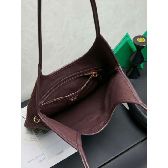 Replica Borsa a tracolla/hobo Miu Miu Ivy in velluto a coste 5BG231 Imitazione Fallate Outlet
